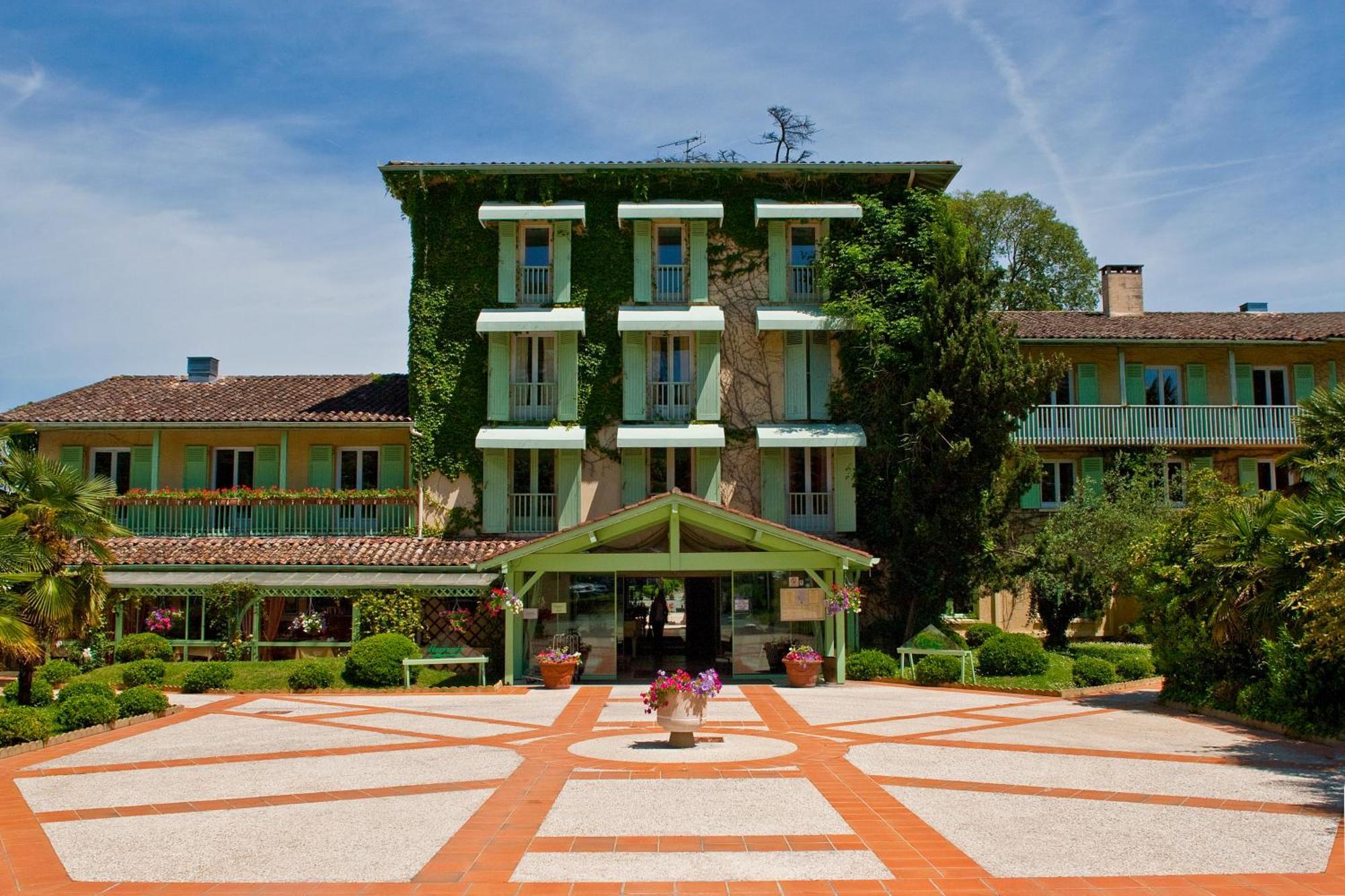 Logis Hotels- Hotel Et Restaurant Domaine De Fompeyre Bazas Eksteriør billede