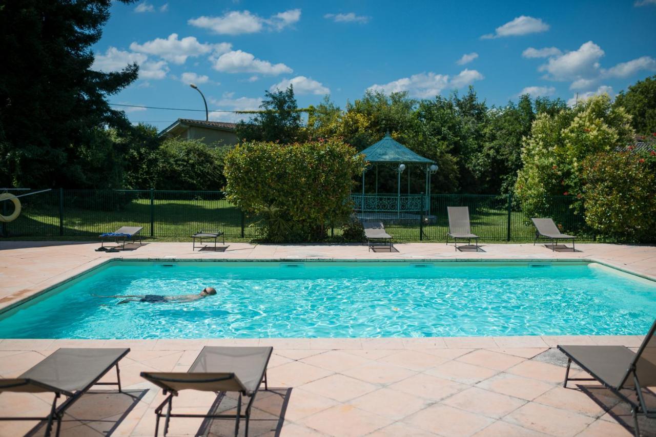 Logis Hotels- Hotel Et Restaurant Domaine De Fompeyre Bazas Eksteriør billede